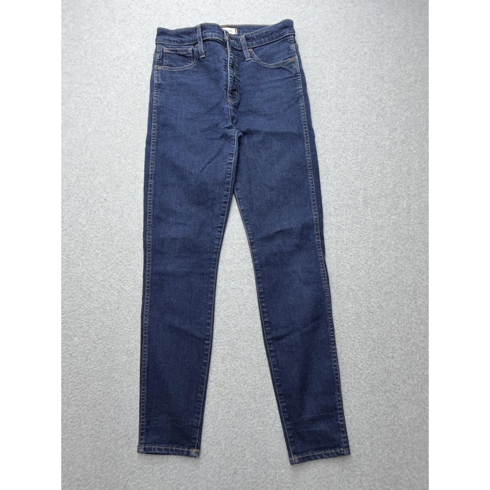 Madewell 10 High Rise Skinny Jeans Womens 28 Blue Mid Rise‎ Stretch Denim